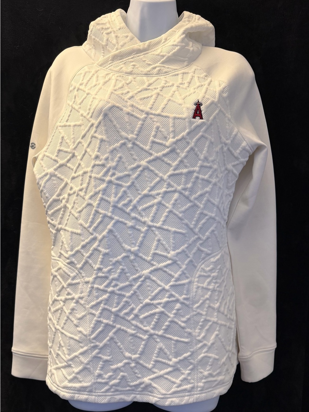 Levelwear Los Angeles Angels Kenzie Textured Hoodie Women's Licensed M